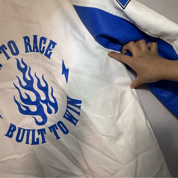 Refinery Republic jacket, "Maximus Racer" model, white and blue. Size M. - Picture 16 of 16